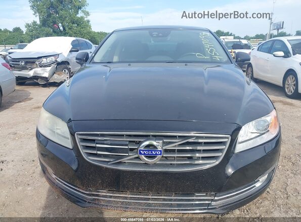 YV140MAM4G1197148 2016 VOLVO S80 Black Widok zestawu wskaźników