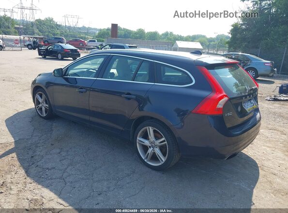YV140MEK1H1343631 2017 VOLVO V60 Blue Trasero izquierdo