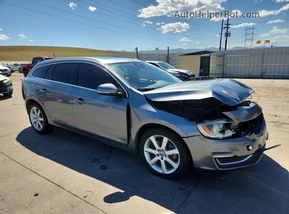 YV140MEK2H1332458 2017 VOLVO V60 Gray Przód prawy