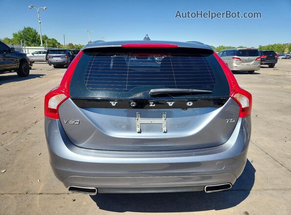 YV140MEK2H1332458 2017 VOLVO V60 Gray Widok z tyłu