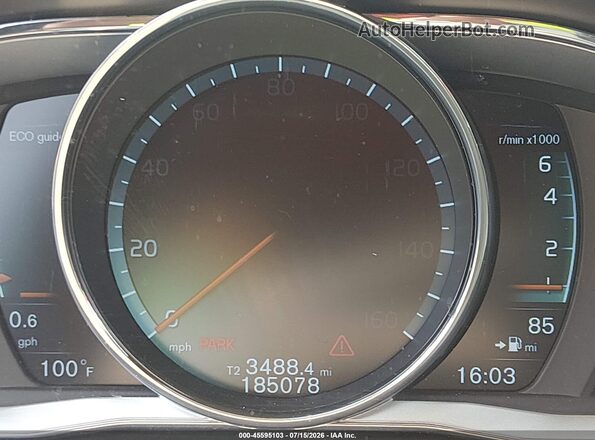 YV140MEK9G1292930 2016 VOLVO V60 Черный Вид задних сидений