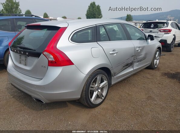 YV140MEK9G1305577 2016 VOLVO V60 Silver Trasero derecho