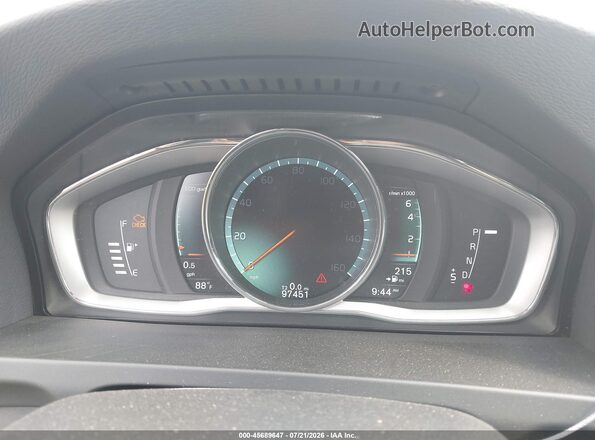 YV140MEK9G1305577 2016 VOLVO V60 Silver Vista de los asientos traseros