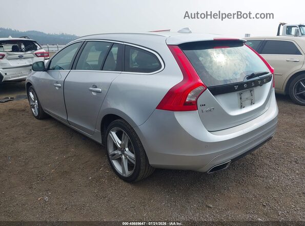 YV140MEK9G1305577 2016 VOLVO V60 Silver Trasero izquierdo