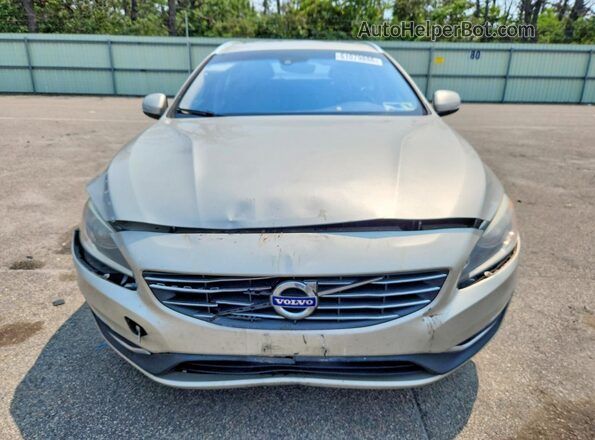 YV140MEK9H1333302 2017 VOLVO V60 Tan Widok z przodu