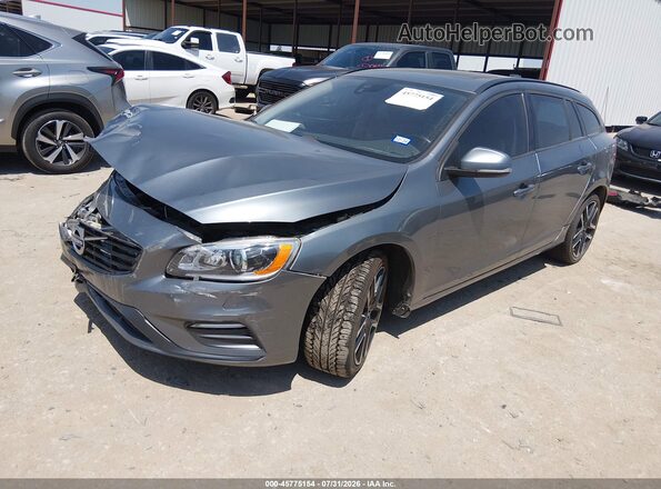 YV140MEL1J2378646 2018 VOLVO V60 Gray Front left