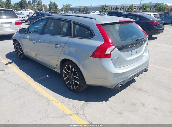 YV140MSL7J2398226 2018 VOLVO V60 Silver Tył lewy