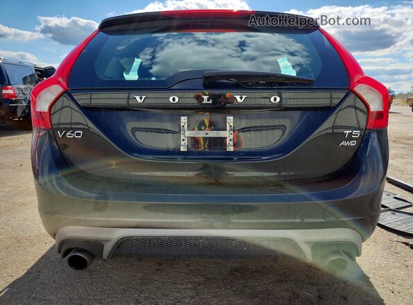 YV140MSLXJ2383610 2018 VOLVO V60 Black უკანა ხედი
