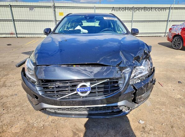 YV140MSLXJ2383610 2018 VOLVO V60 Black წინა ხედი