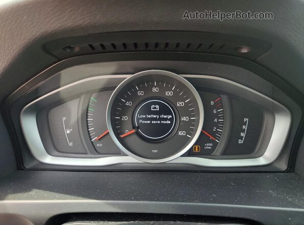 YV140MTL0J2459902 2018 VOLVO S60 Silver Instrument cluster view