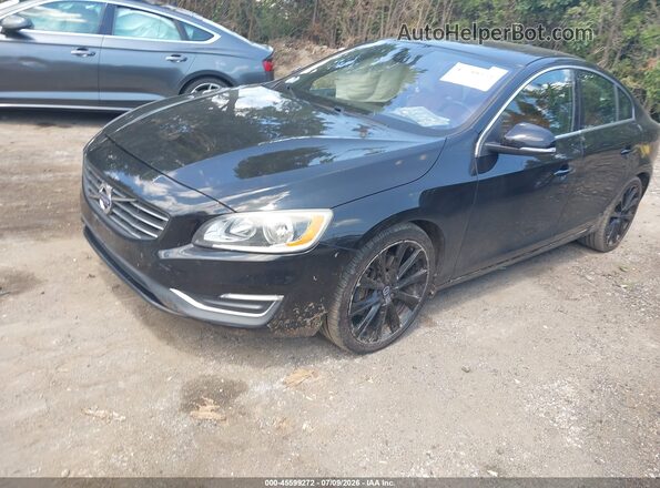 YV149MFK7G2390286 2016 VOLVO S60 Black Передня ліва чверть