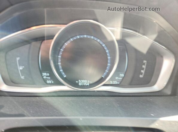 YV1612TK7G2410982 2016 VOLVO S60 Black Vista del cuadro de instrumentos