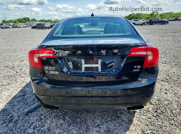 YV1612TK7G2410982 2016 VOLVO S60 Black Vista trasera
