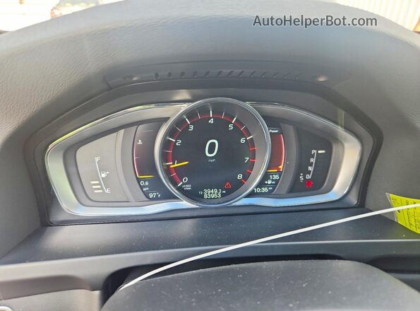 YV1612TKXG1398848 2016 VOLVO S60 Серый Вид щитка приборов