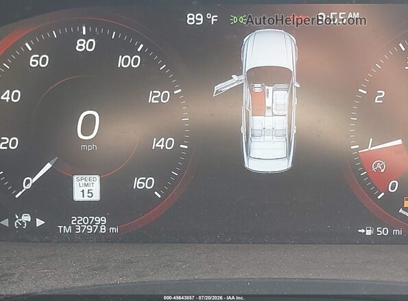 YV1A22MK4H1005210 2017 VOLVO S90 Blue 