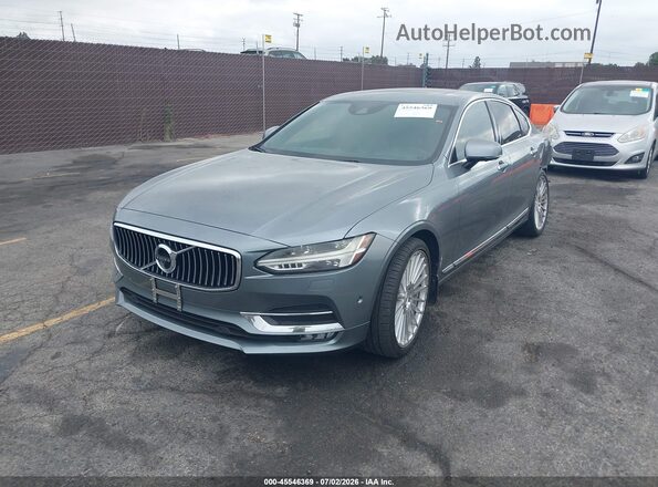 YV1A22ML5H1017052 2017 VOLVO S90 Gray Передня ліва чверть