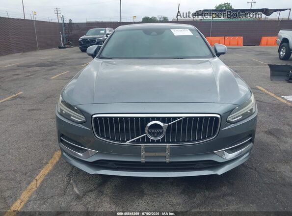 YV1A22ML5H1017052 2017 VOLVO S90 Gray Вид щитка приладів