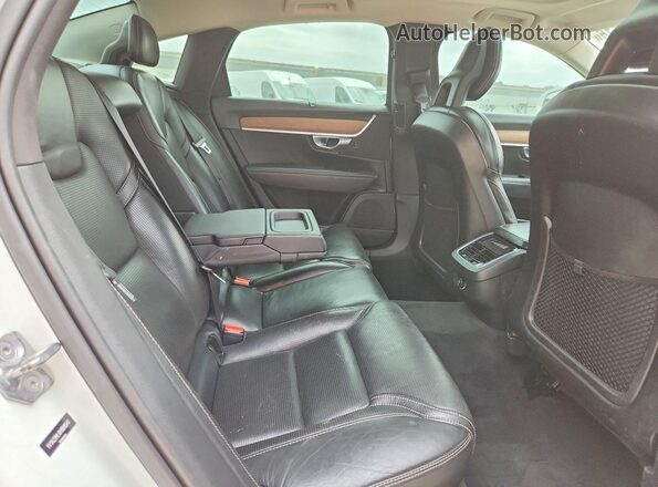 YV1A22ML6H1008540 2017 VOLVO S90 White უკანა სავარძლების ხედი