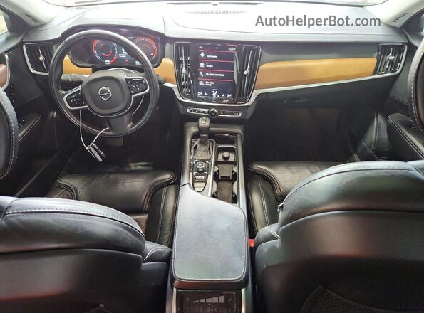 YV1A22ML6H1008540 2017 VOLVO S90 White წინა პანელის ხედი