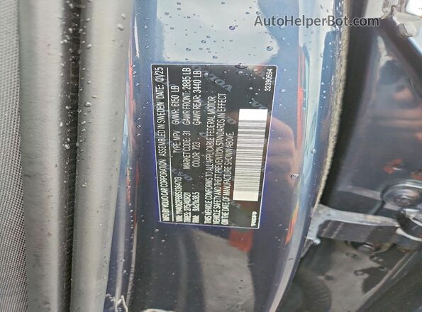 YV4062PB8S1364713 2025 VOLVO XC90 Blue Widok naklejki z numerem VIN