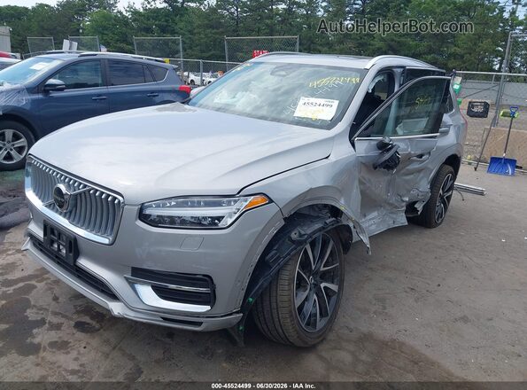 YV4062PE0R1215393 2024 VOLVO XC90 Silver წინა მარცხენა ხედი სამი მეოთხედიდან