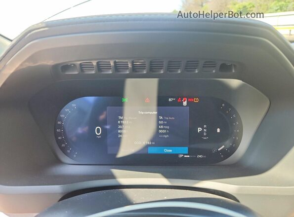 YV4062PE5T1517897 2026 VOLVO XC90 Gray Вид щитка приладів