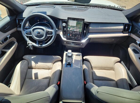 YV4062PG8S1377487 2025 VOLVO XC90 White წინა პანელის ხედი