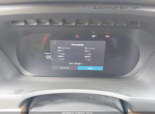 YV4062PN5P1928979 2023 VOLVO XC90 Light Blue Հետևի նստատեղերի տեսք