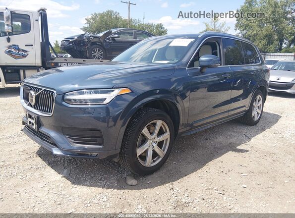 YV4062PV7P1909186 2023 VOLVO XC90 Blue Առջևի ձախ երեք քառորդ տեսարան