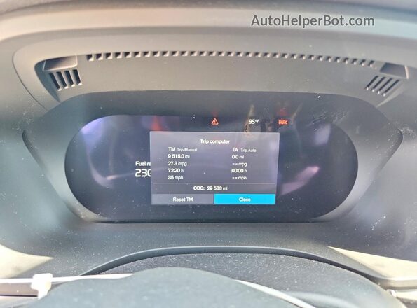 YV4062RX1P1358378 2023 VOLVO XC60 Black Instrument cluster view