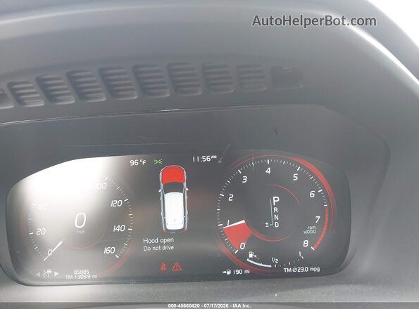 YV4102CK0L1559752 2020 VOLVO XC90 Белый Вид задних сидений