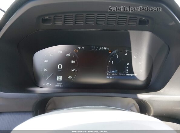 YV4102CK1L1544449 2020 VOLVO XC90 Black Հետևի նստատեղերի տեսք
