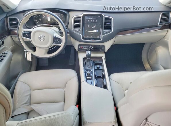 YV4102CK5K1455689 2019 VOLVO XC90 White წინა პანელის ხედი
