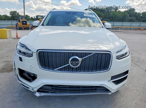 YV4102CK5K1455689 2019 VOLVO XC90 White წინა ხედი