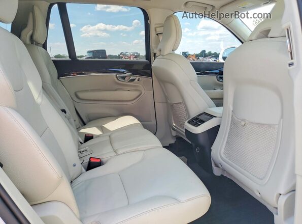 YV4102CK5K1455689 2019 VOLVO XC90 White უკანა სალონის ხედი