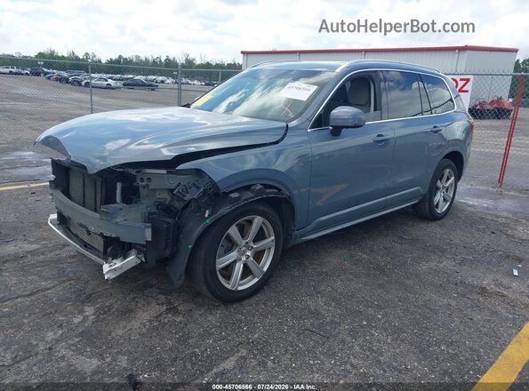 YV4102CK9N1828401 2022 VOLVO XC90 Light Blue Передня ліва чверть
