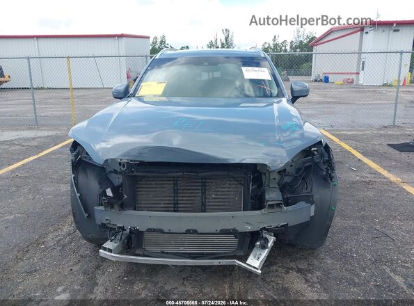 YV4102CK9N1828401 2022 VOLVO XC90 Light Blue Вид щитка приладів