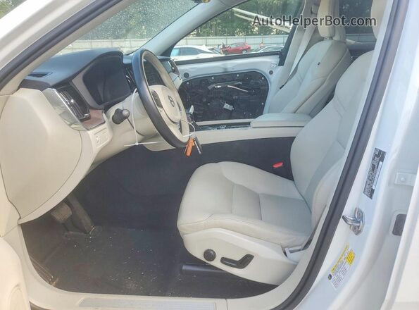 YV4102DKXM1733133 2021 VOLVO XC60 White Widok wnętrza z przodu