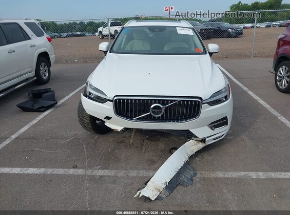 YV4102DL7M1810548 2021 VOLVO XC60 White წინა პანელის ხედი