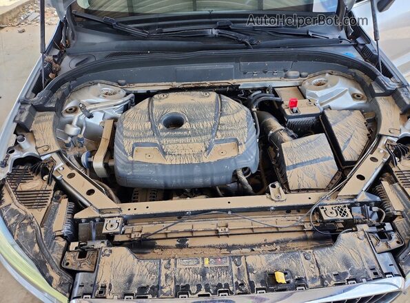 YV4102DL8M1814172 2021 VOLVO XC60 Silver ძრავის განყოფილების ხედი