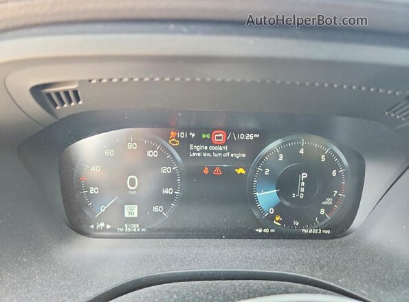 YV4102DM4M1809625 2021 VOLVO XC60 Gray Vista del cuadro de instrumentos