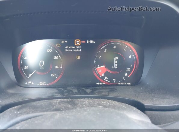 YV4102NK7J1022466 2018 VOLVO V90 CROSS COUNTRY Black Вид задніх сидінь