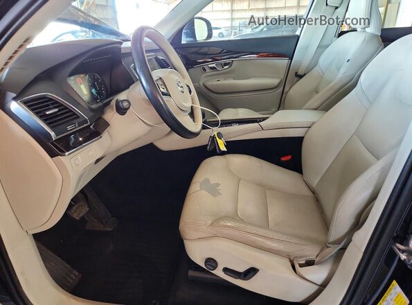 YV4102PK3K1423642 2019 VOLVO XC90 Blue Вид салону спереду
