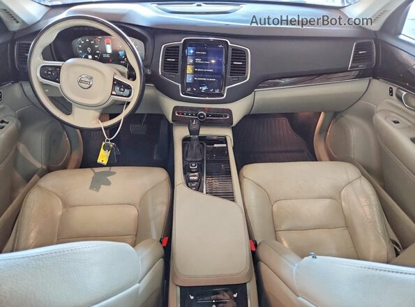 YV4102PK3K1423642 2019 VOLVO XC90 Blue Вид панелі приладів
