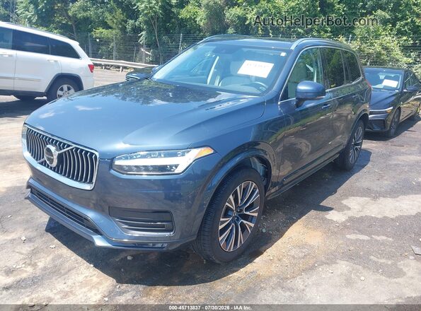 YV4102PK3N1870010 2022 VOLVO XC90 Blue წინა მარცხენა ხედი სამი მეოთხედიდან
