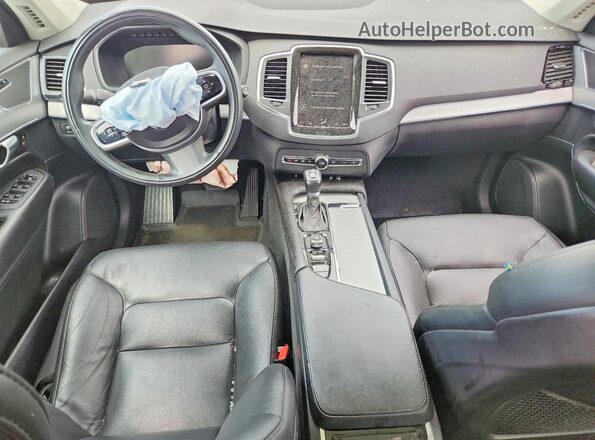 YV4102PK6M1741239 2021 VOLVO XC90 White Widok deski rozdzielczej