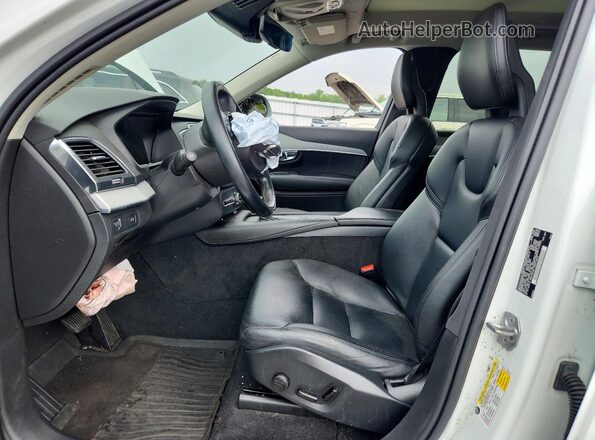 YV4102PK6M1741239 2021 VOLVO XC90 White Widok wnętrza z przodu