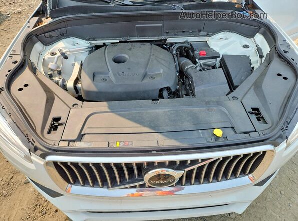 YV4102PK7N1804348 2022 VOLVO XC90 White Engine compartment view