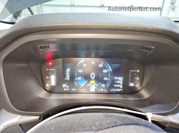 YV4102RK0J1065203 2018 VOLVO XC60 Blue Instrument cluster view