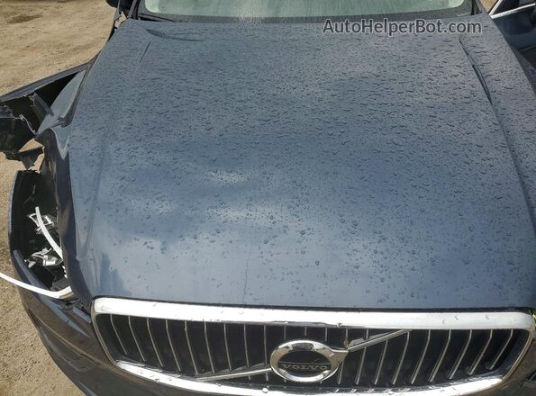 YV4102RL2L1590257 2020 VOLVO XC60 Blue ძრავის განყოფილების ხედი